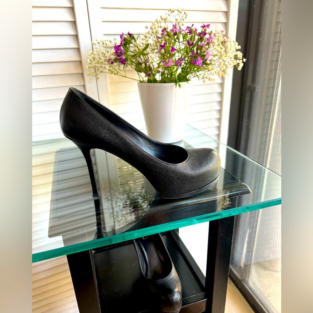 YSL BLACK PUMPS SIZE “8.5”, A staple to any closet